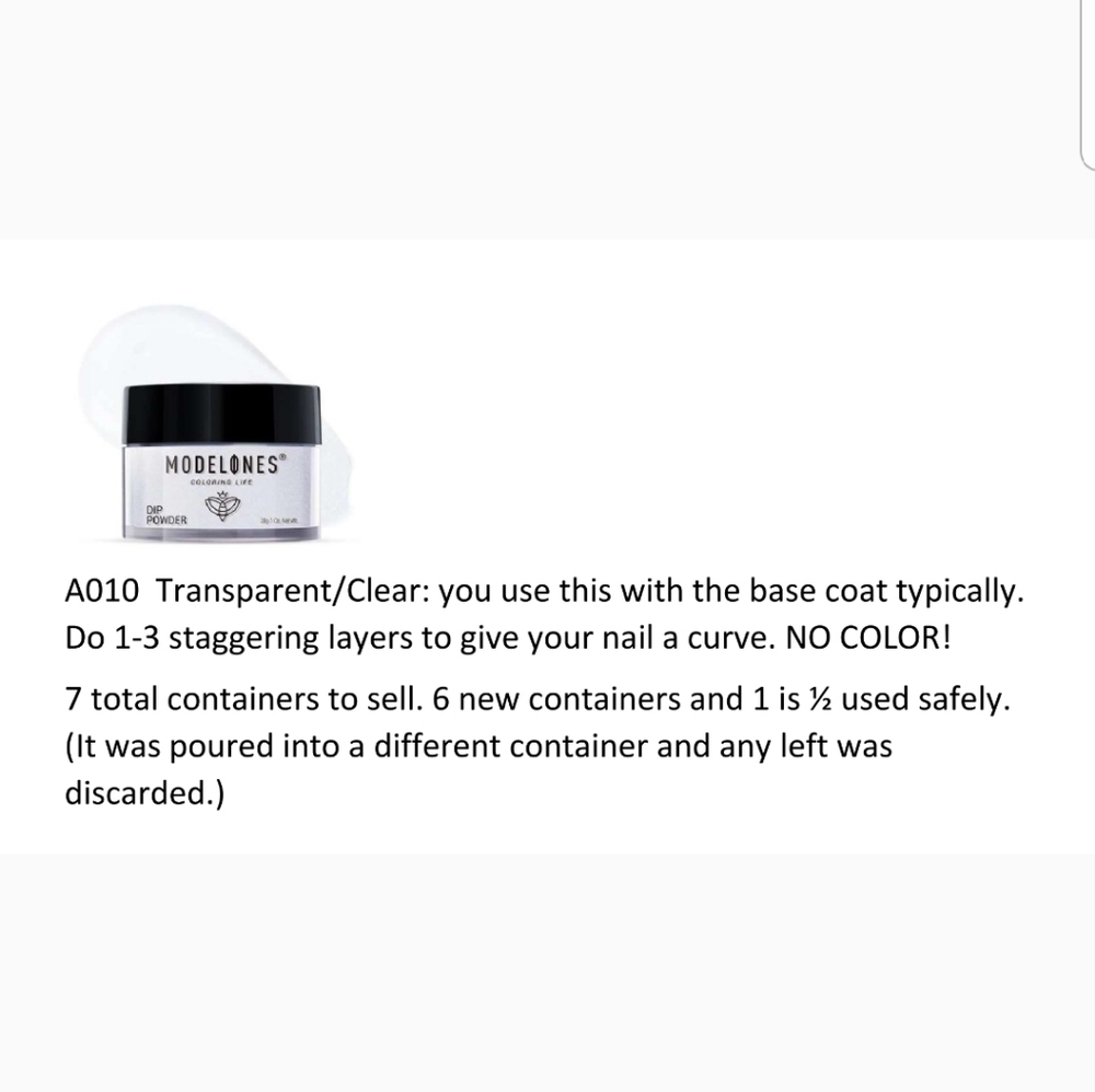 NWOT Transparent Color